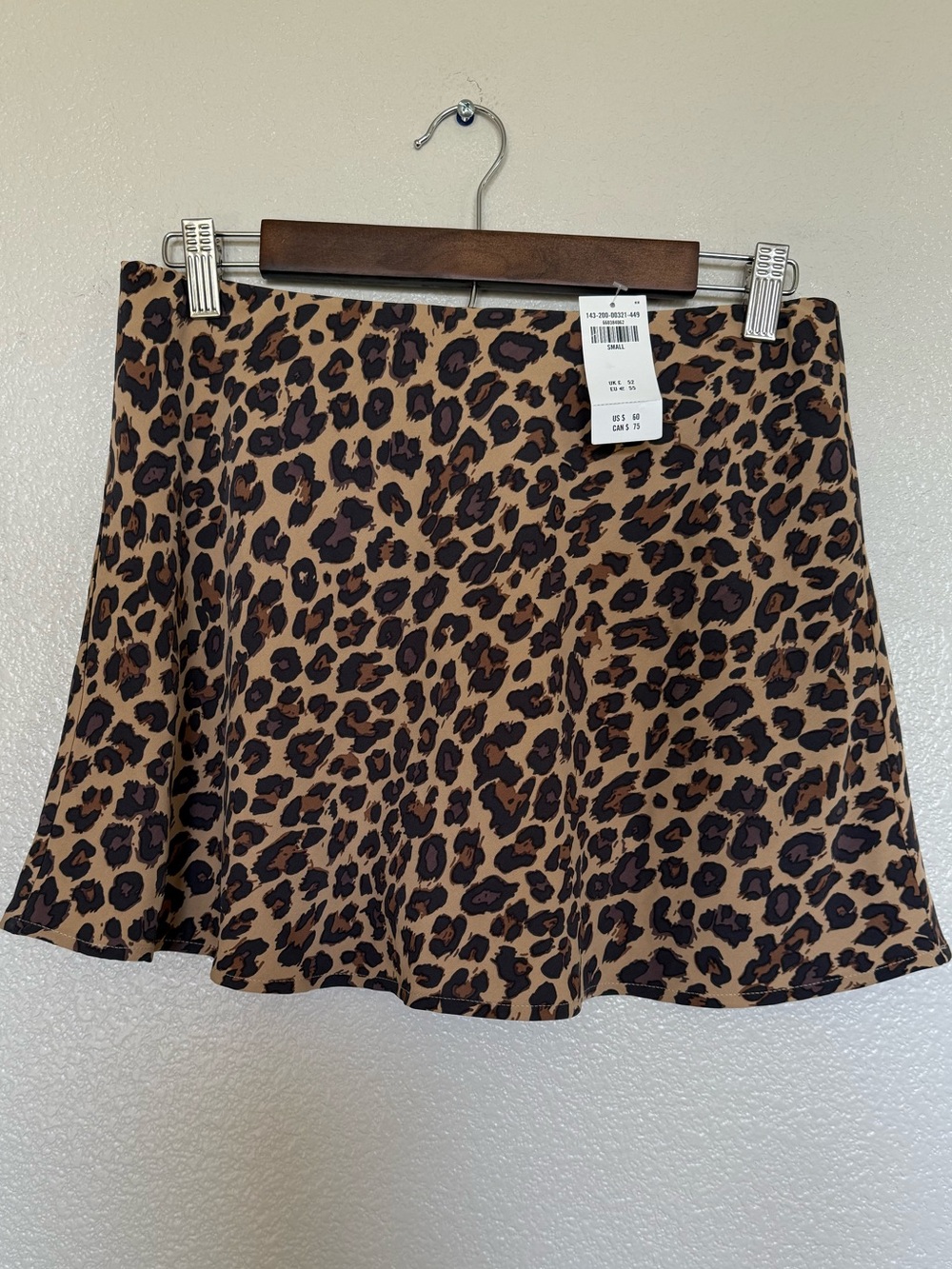 🍂🐆 Abercrombie & Fitch Leopard Print Mini Skirt - Tan & Black